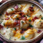 Bacon Cheddar Gnocchi Soup