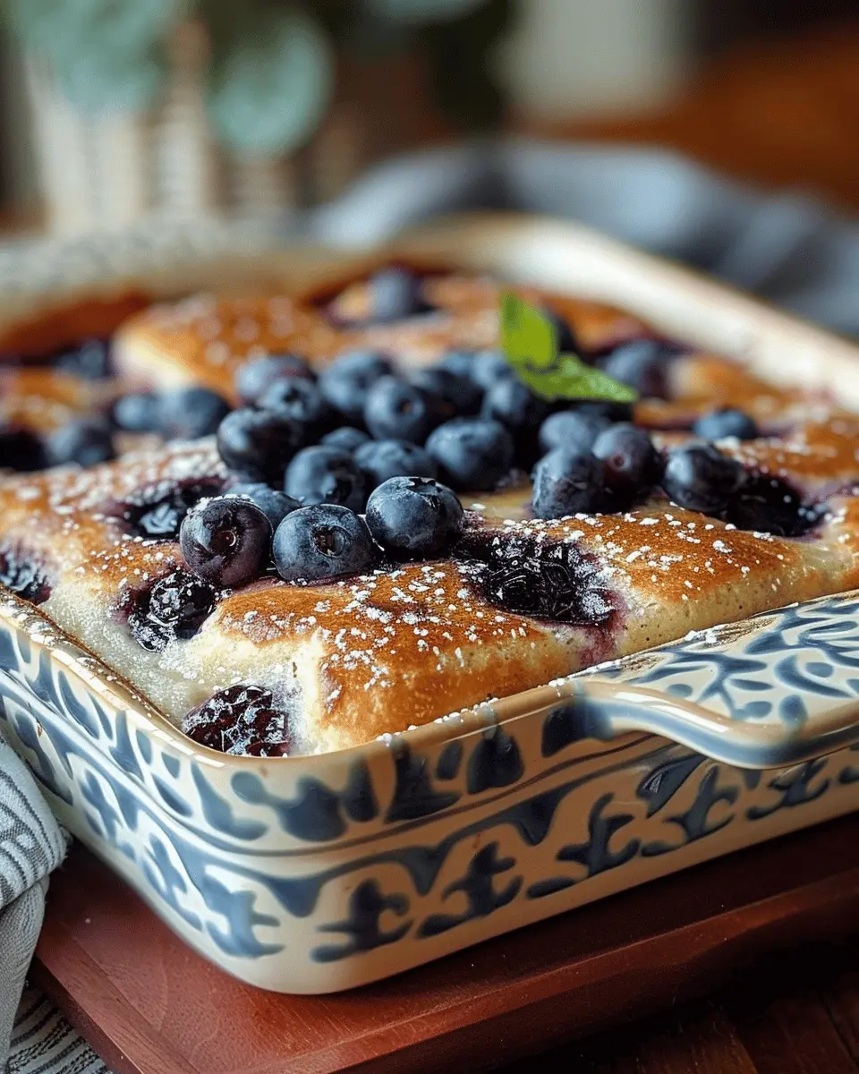 Blueberry Buttermilk Pancake Casserole: A Delightfully Easy Treat