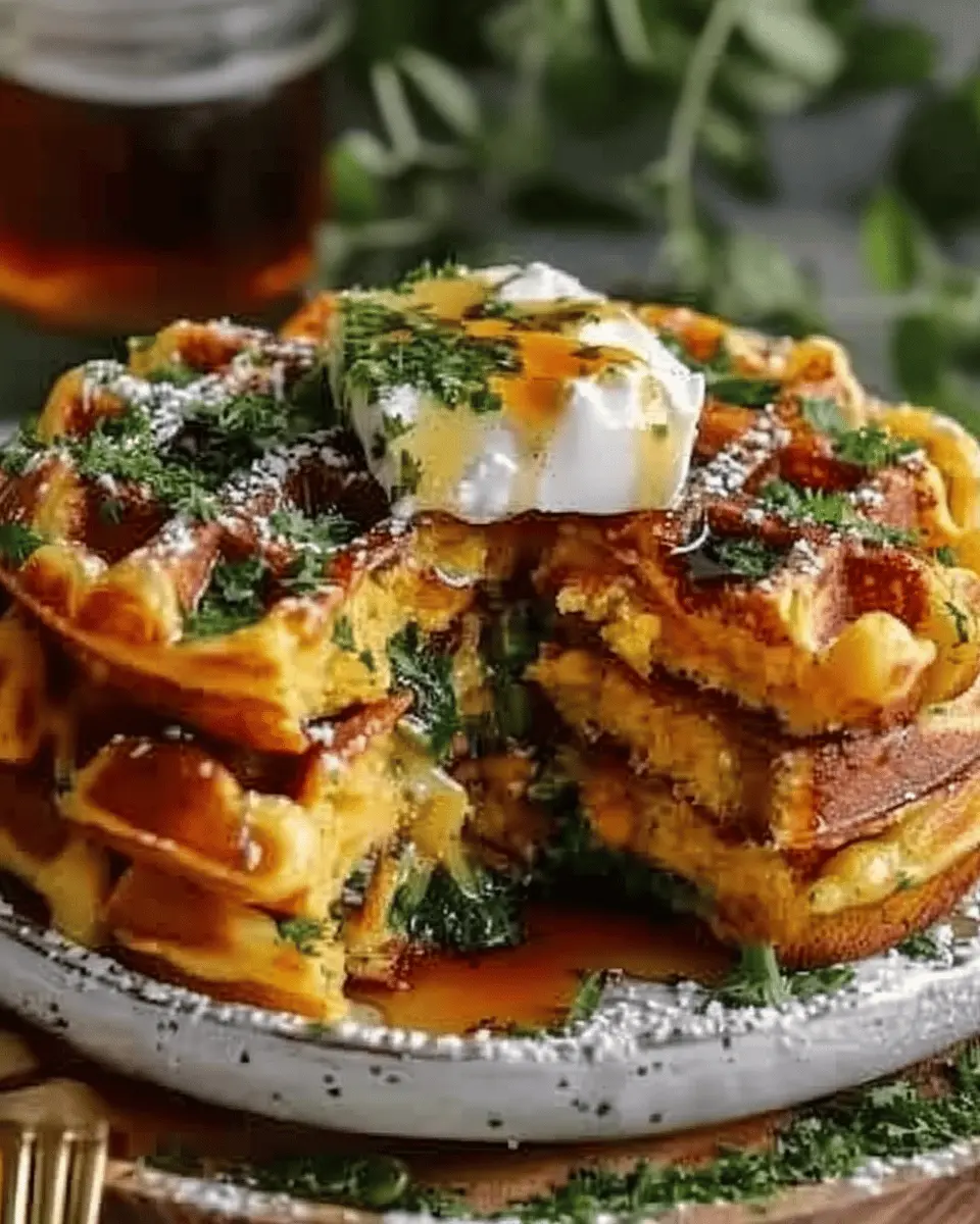 Cheddar Jalapeño Cornbread Waffles: Easy & Irresistibly Savory