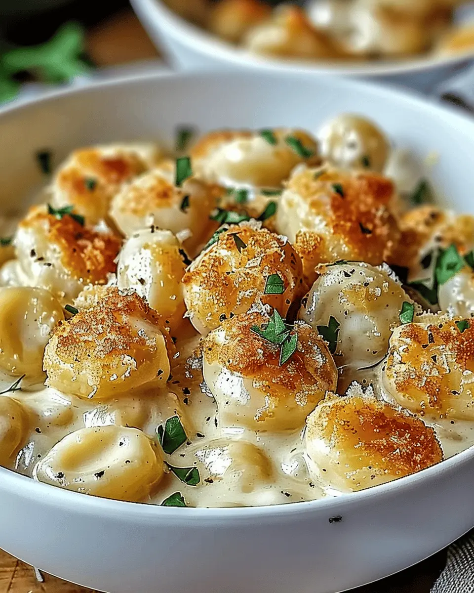 Creamy Crack Chicken Gnocchi with Turkey Bacon and Chicken Ham