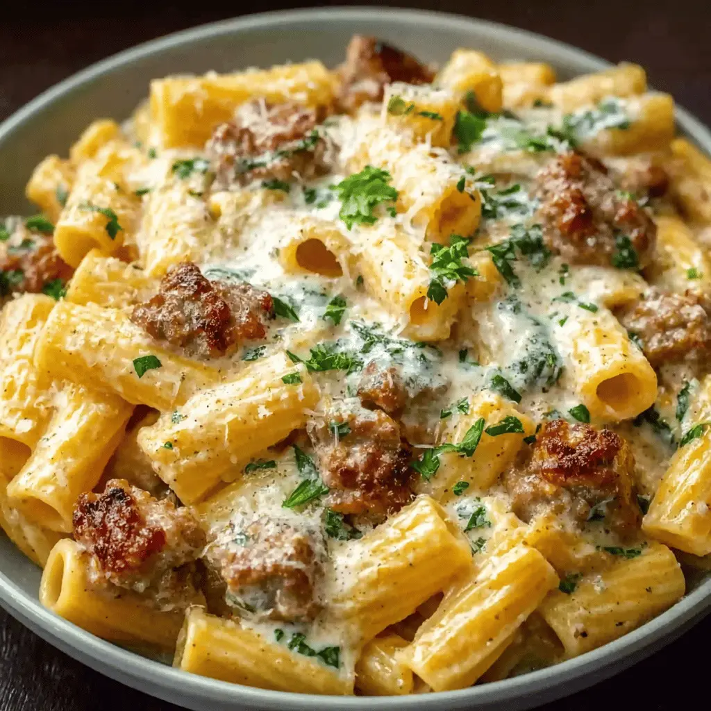 Creamy Italian Sausage Rigatoni: A Comforting Weeknight Delight