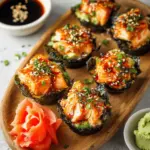 Easy Baked Salmon Sushi Cups