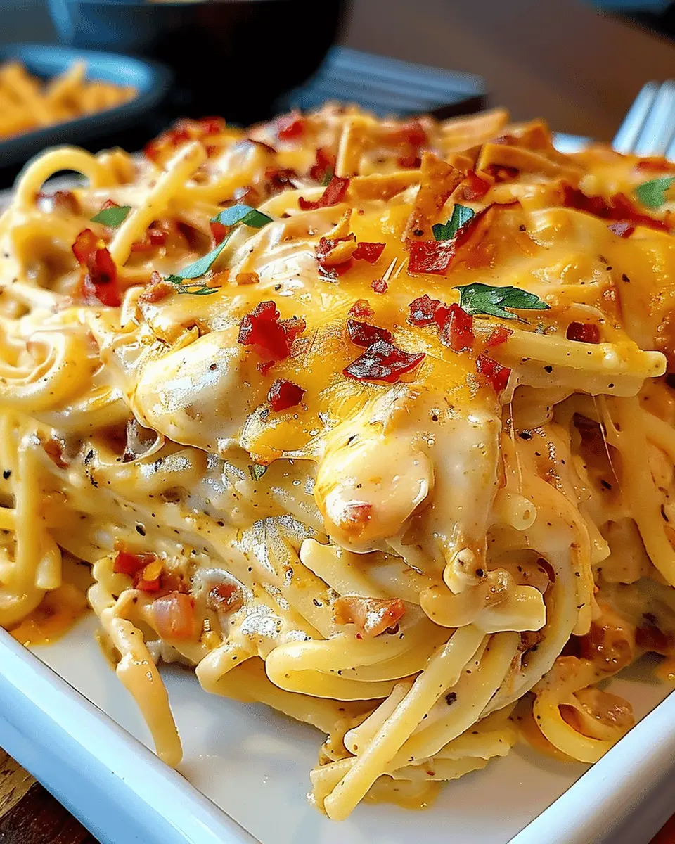 Spicy Southern Cheesy Chicken Spaghetti Casserole: A Cozy Delight