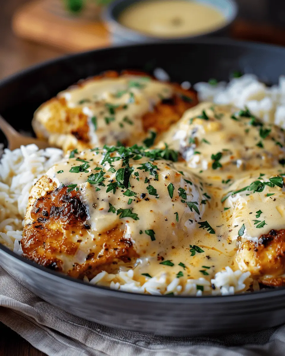Sizzle Up Creamy Smothered Chicken and Rice: The Best Comfort Food