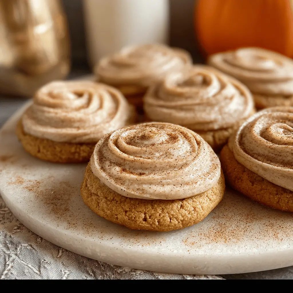 Soft Pumpkin Cookies with Cinnamon Frosting: The Best Fall Treat