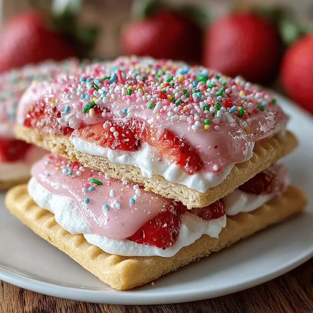 Strawberry Pop Tart Sugar Cookies: The Best Indulgent Treat