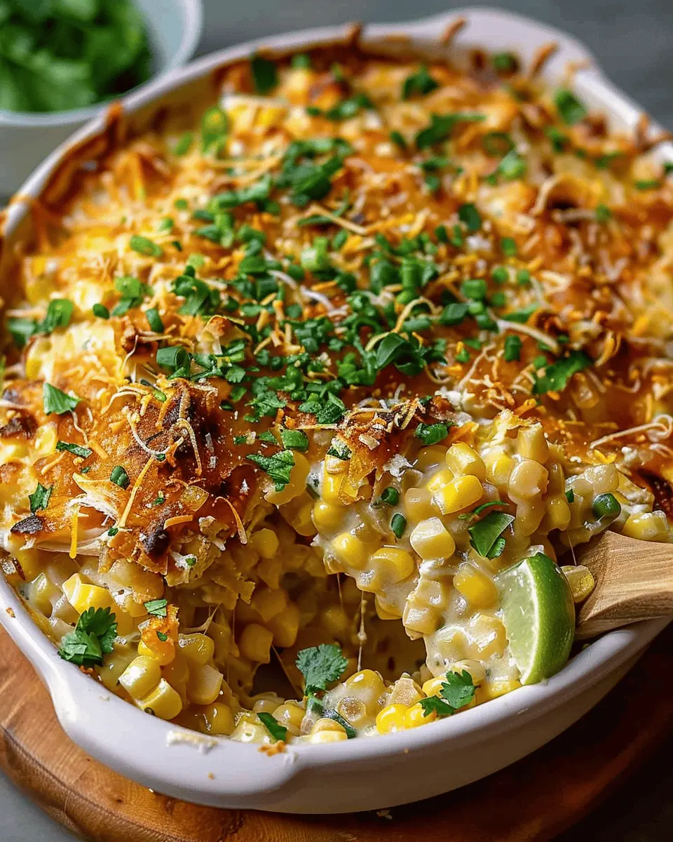 Street Corn Chicken Casserole: Easy Comfort Food Delight