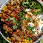 Street Corn Chicken Rice Bowl