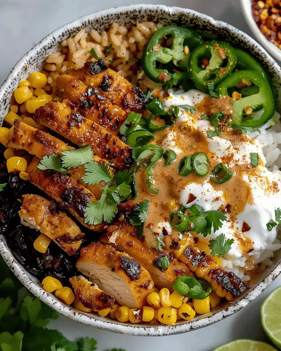 Street Corn Chicken Rice Bowl: A Juicy Twist on Comfort Food