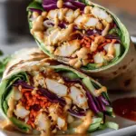 Thai Peanut Chicken Wraps