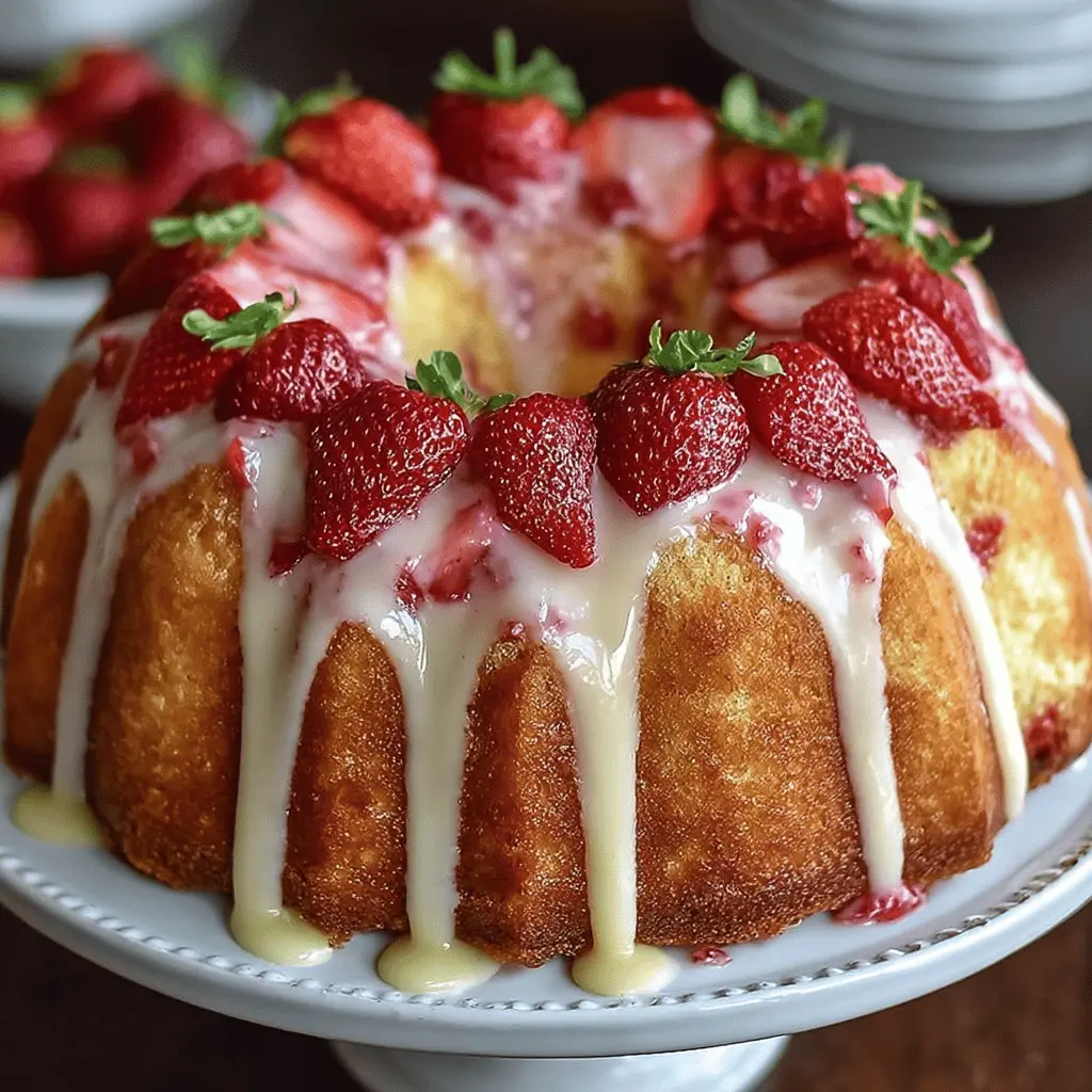 The Ultimate Strawberry Cream Cheese Pound Cake: A Sweet Delight for Every Occasion