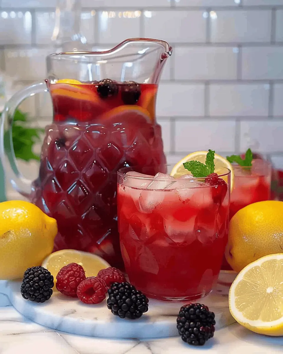 Triple Berry Lemonade: A Refreshing Drink to Brighten Your Day