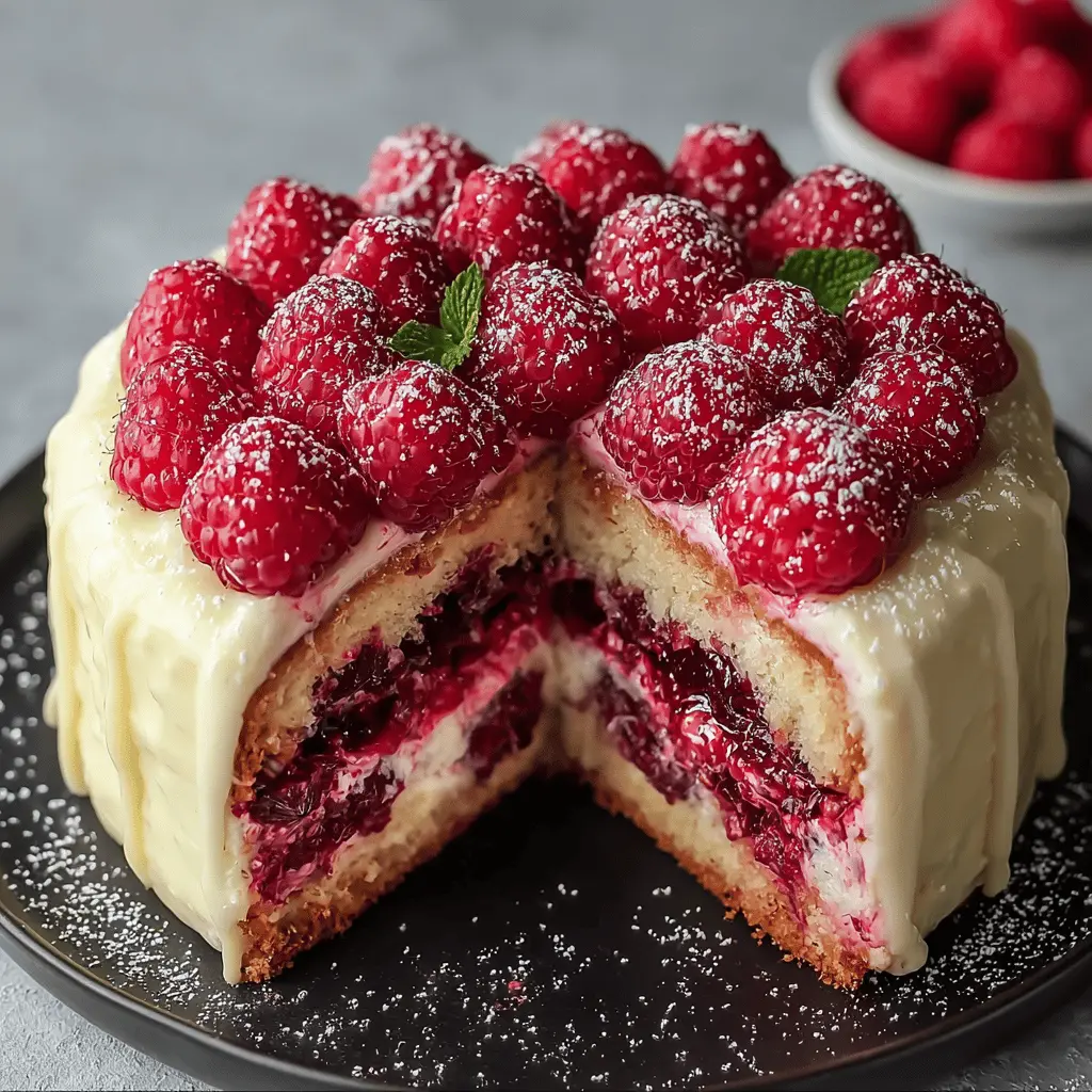 White Chocolate Raspberry Dream Cake: An Indulgent Delight at Home