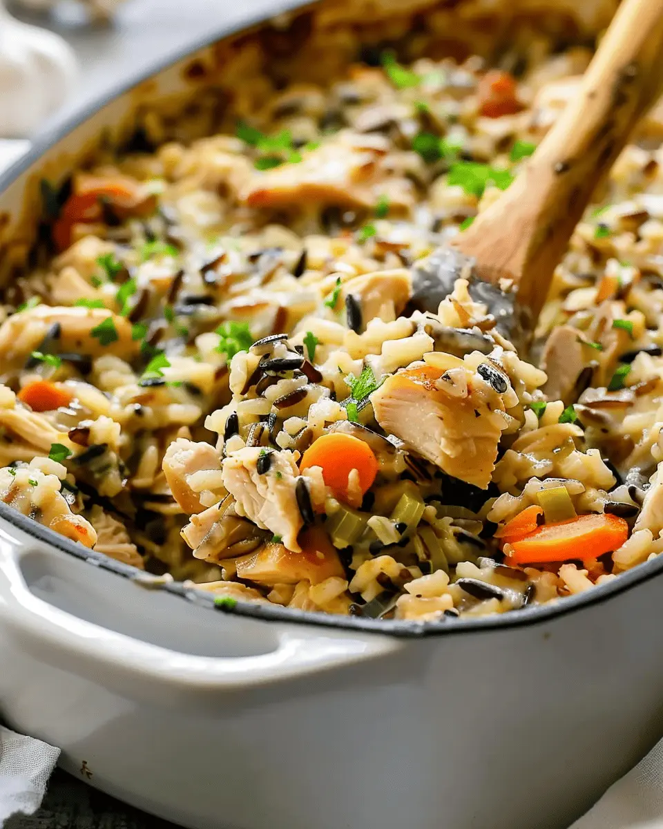 Chicken Wild Rice Casserole Recipe: A Cozy, Comforting Delight