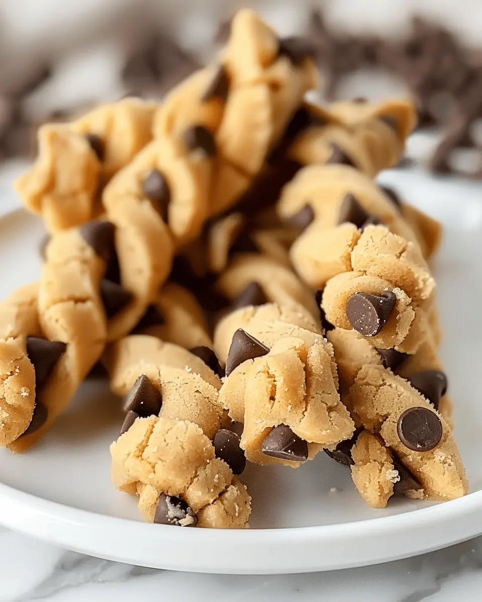 Chocolate Chip Cookie Dough Twists: Easy Indulgence at Home