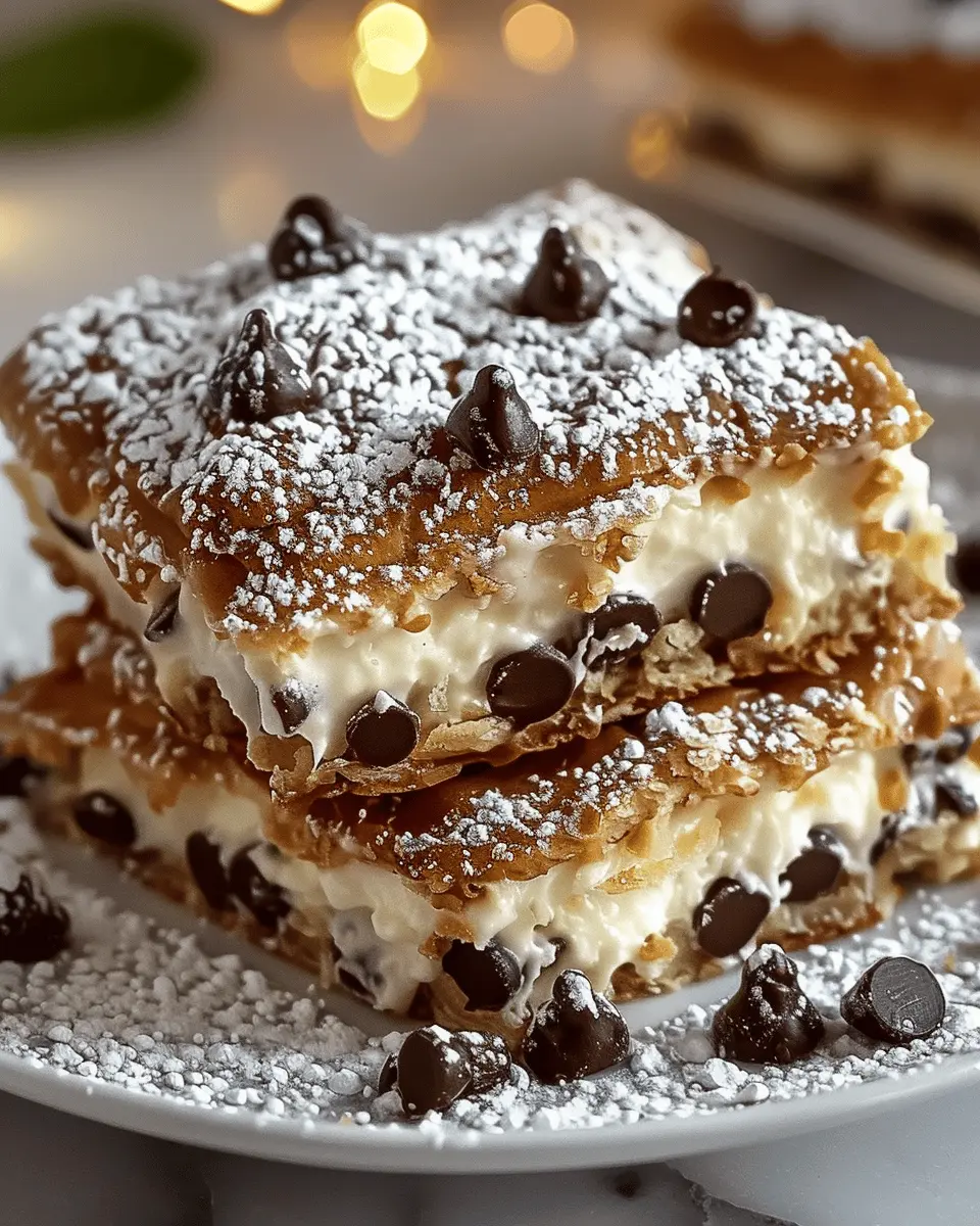 Classic Cannoli Squares: Indulgent Treats That Will Wow You