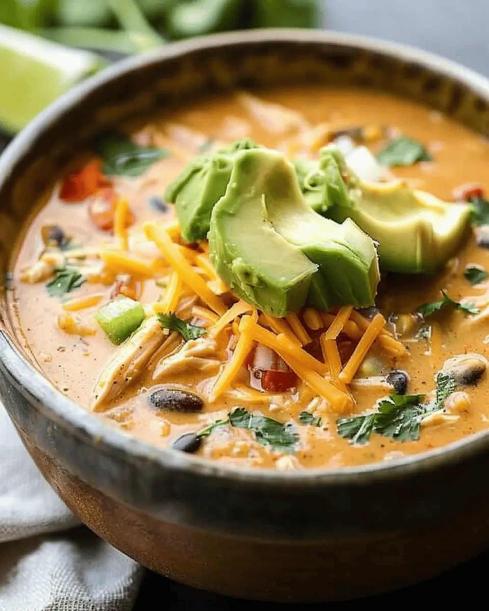 Creamy Chicken Enchilada Soup to Save Dinner Tonight Easily
