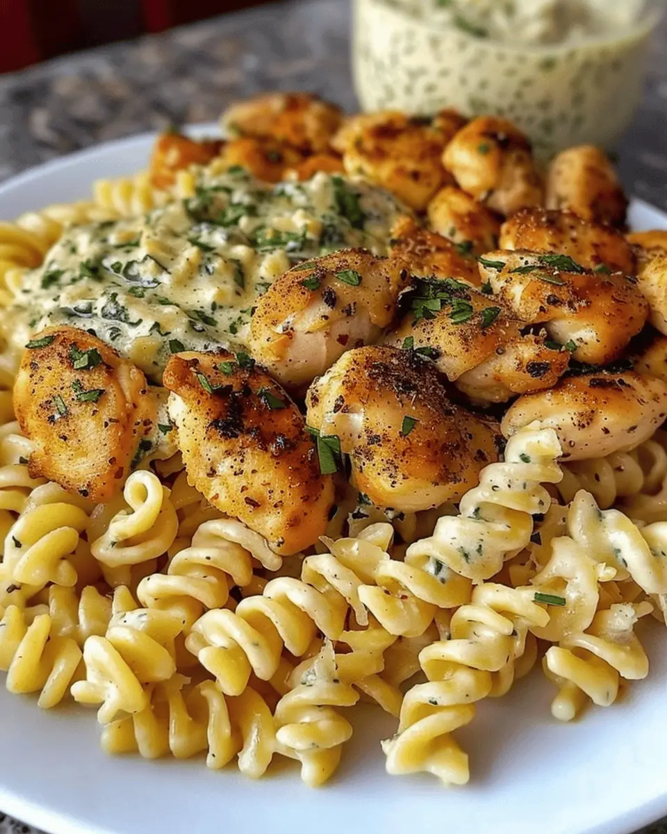 Creamy Garlic Butter Chicken: Indulgent Rotini in Parmesan Sauce