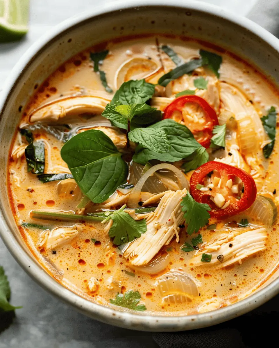 Easy Thai Chicken Curry Soup Recipe for a Cozy Night In