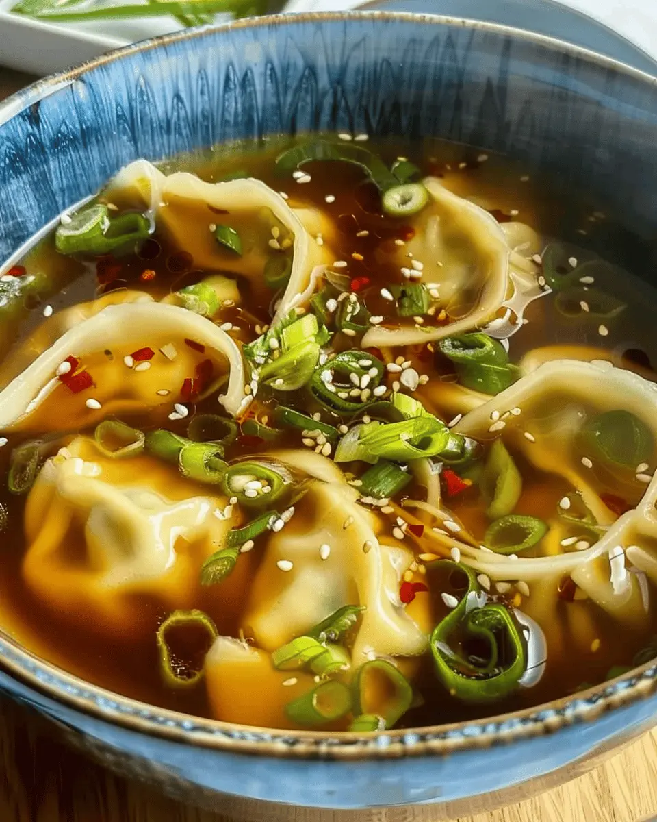 Gyoza Soup: The Best Cozy Bowl You’ll Crave at Home