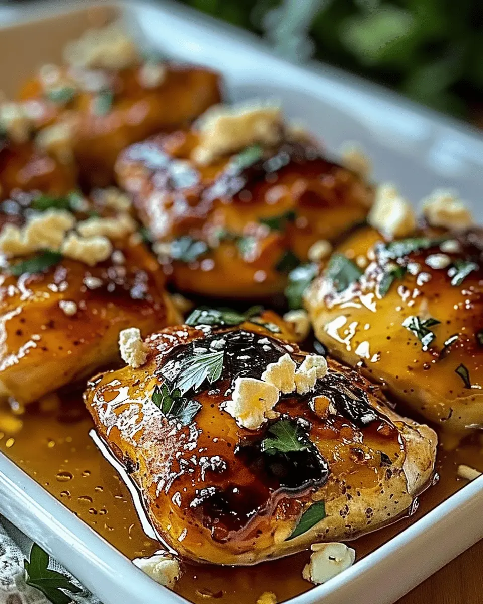 Hot Honey Feta Chicken Dish: Easy and Flavorful Weeknight Delight