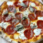 Hot Honey Pepperoni Ricotta Pizza