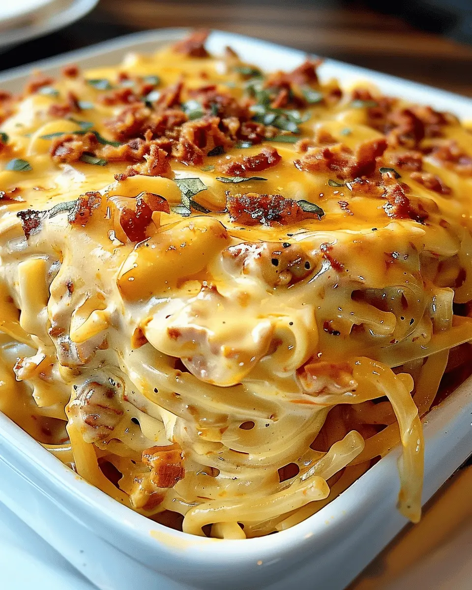 Spicy Southern Cheesy Chicken Spaghetti Casserole Delight