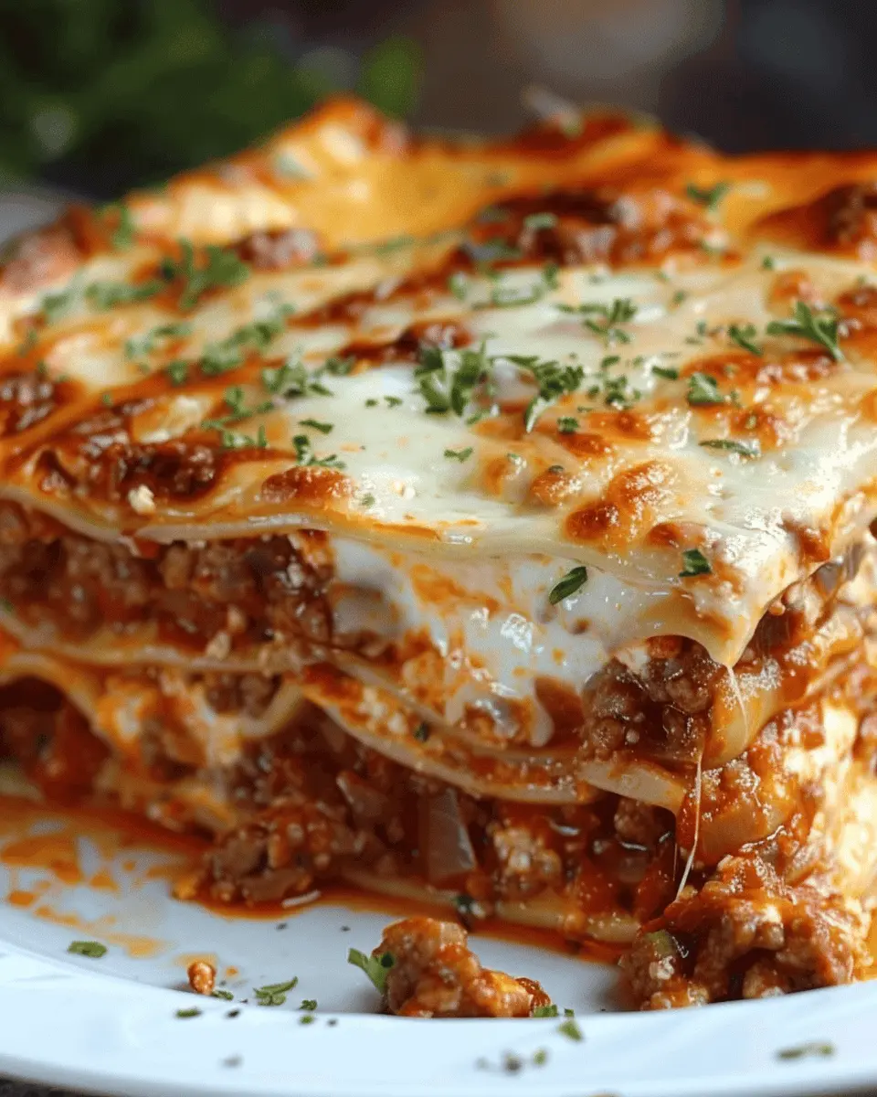 Million Dollar Lasagna: Indulgent Layers with Turkey Bacon and Chicken Ham