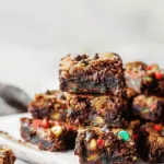 Monster Cookie Fudgy Brownies