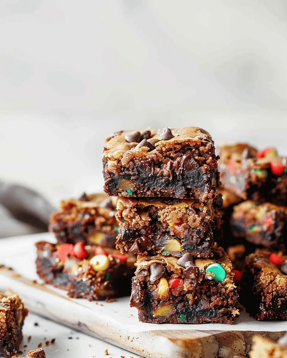 Monster Cookie Fudgy Brownies: The Best Indulgent Treats for Everyone