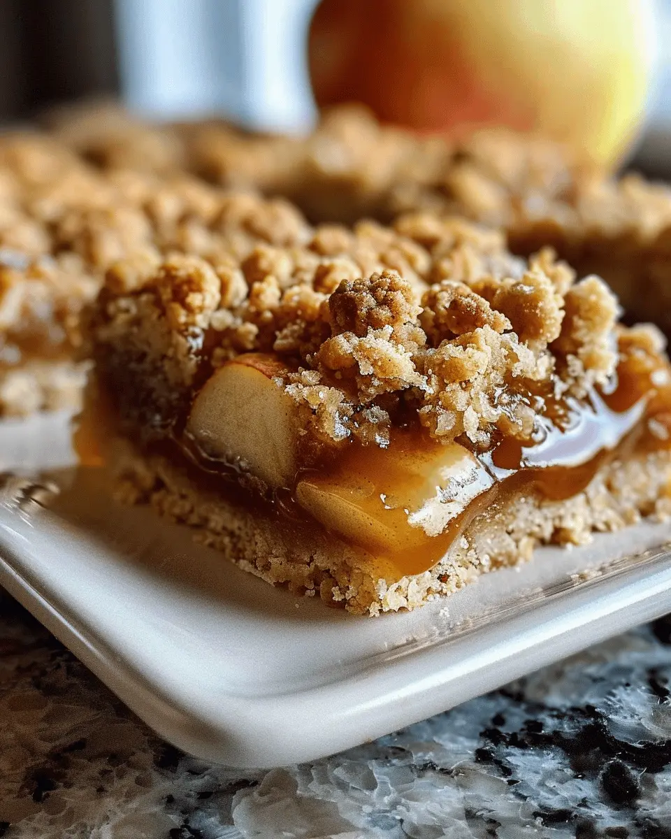 Salted Caramel Apple Crumble Bars: The Best Fall Treat Recipe