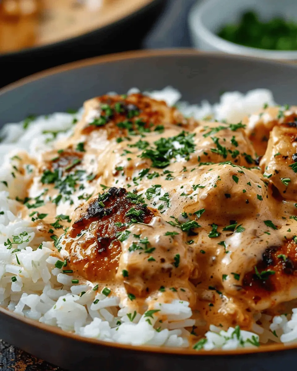 Sizzle Up Creamy Smothered Chicken And Rice for a Cozy Family Dinner