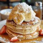 Sweet Coconut Cream Pancakes