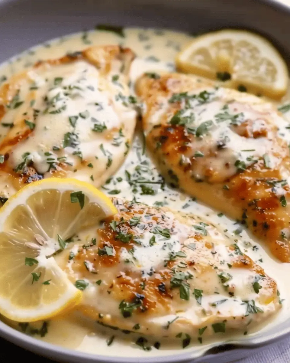 Creamy Lemon Chicken with Parmesan Sauce: The Best Comfort Meal