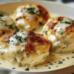 Chicken Pillows with Creamy Parmesan Sauce for Cozy Nights