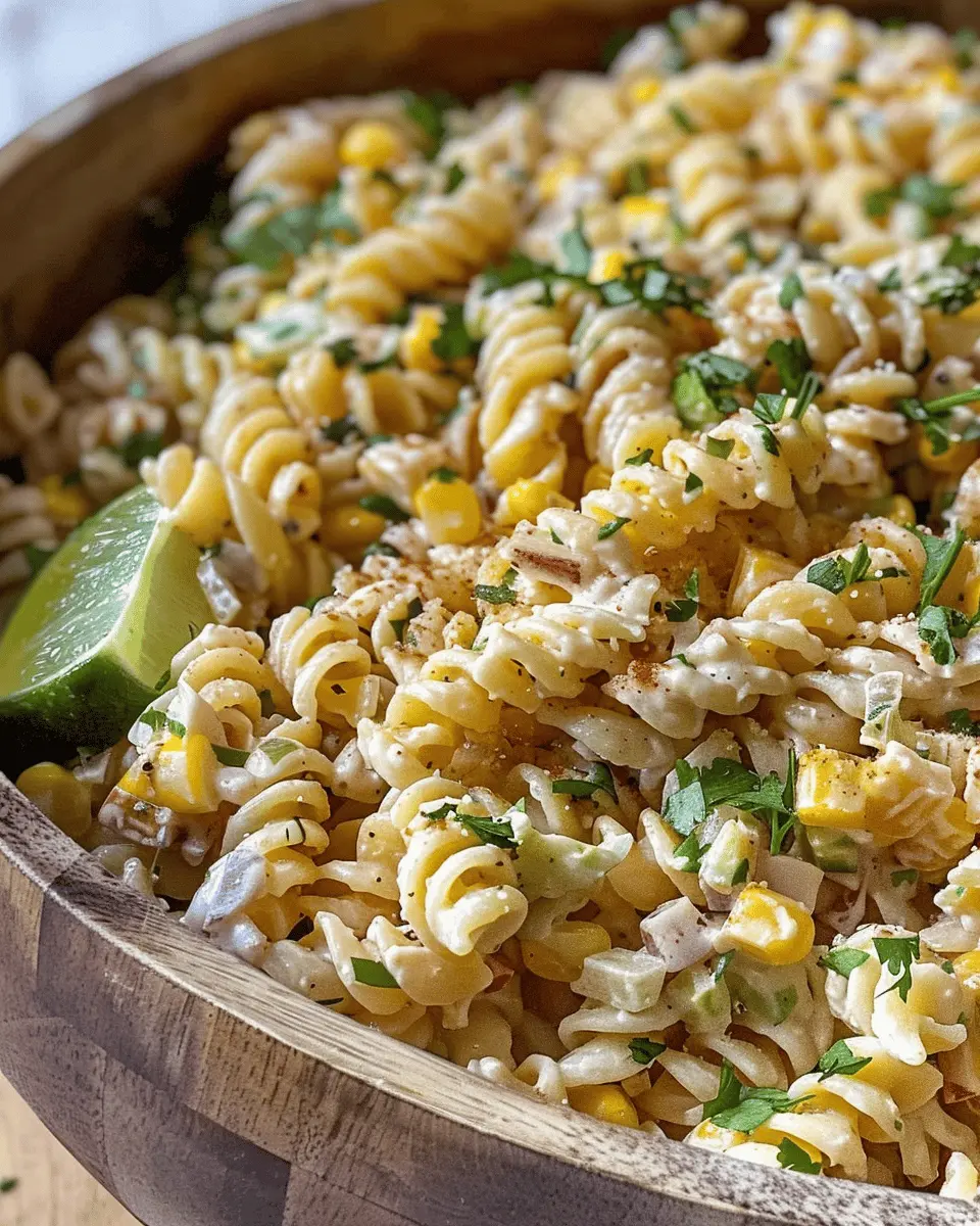 Elote Pasta Salad Recipe: Easy and Flavor-Packed for Summer