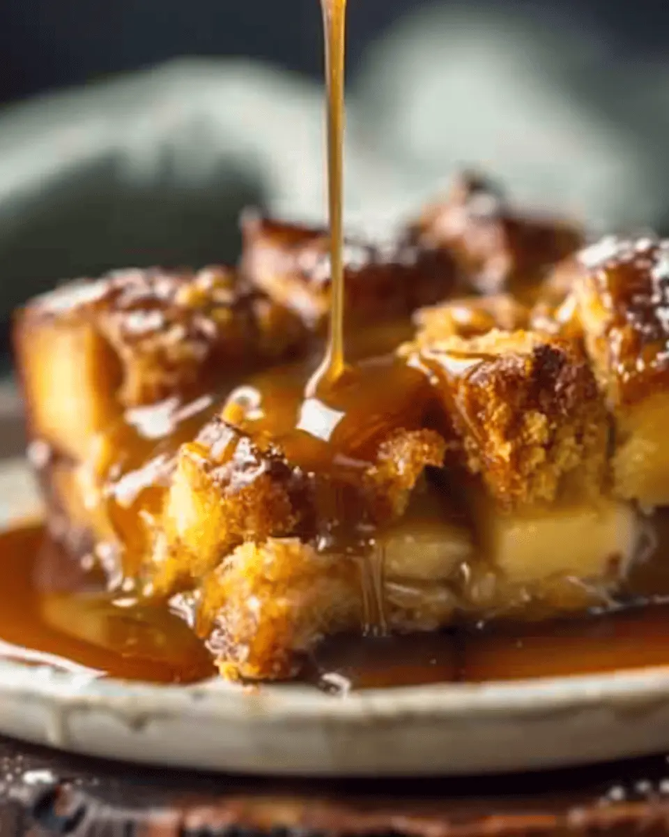 Whiskey Caramel Bread Pudding: Indulgent Comfort Food Delight