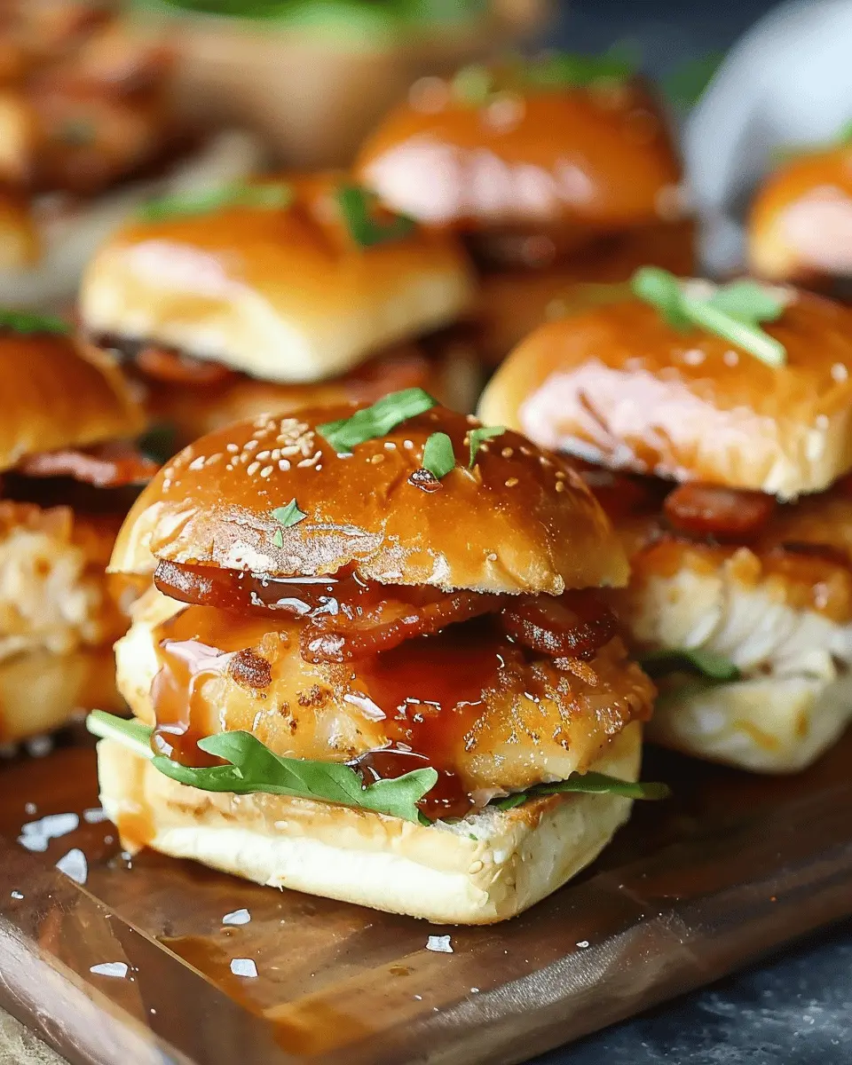 Maple Chicken Turkey Bacon Sliders: An Easy Indulgence at Home