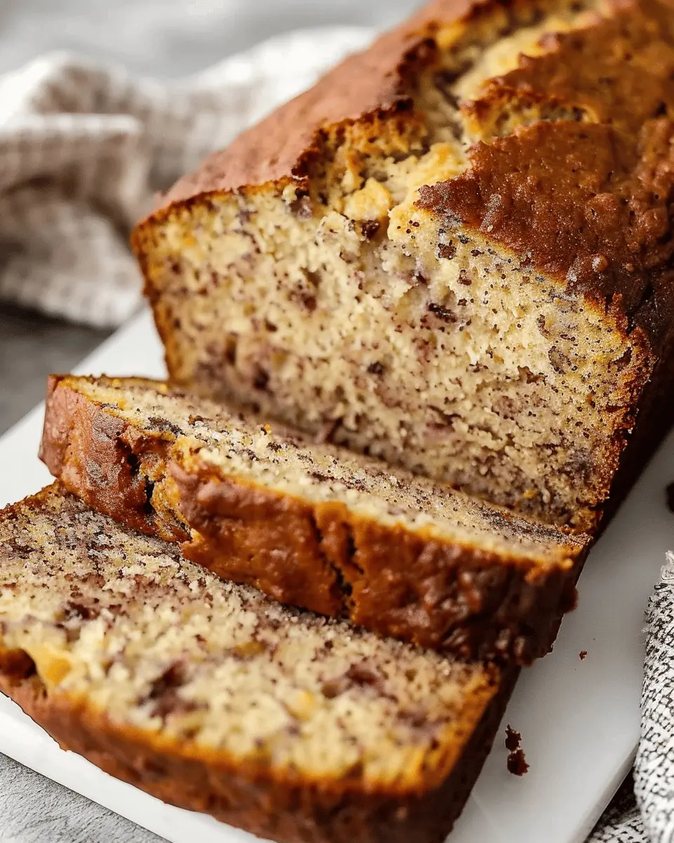 One Bowl Banana Bread: Easy, Delicious, and Perfectly Moist