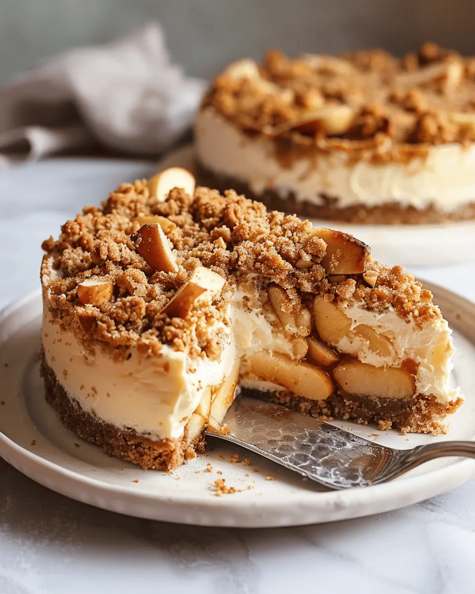 Apple Crumble Cheesecake: The Best Comfort Dessert Recipe