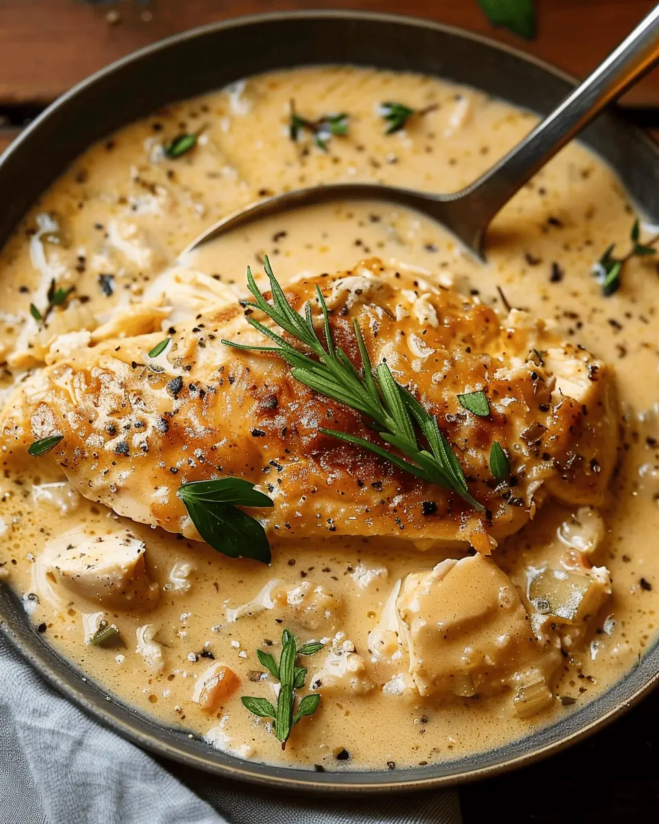 Creamy White Chicken Delight with Turkey Bacon and Veggies