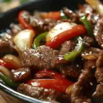Sizzling Chinese Pepper Steak with Onions