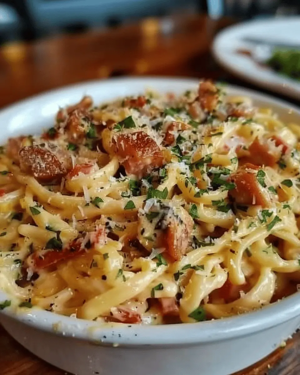 Pappadeaux Mardi Gras Pasta: Easy Indulgence with Turkey Bacon and Chicken Ham