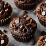 Indulge in Double Chocolate Chip Muffins