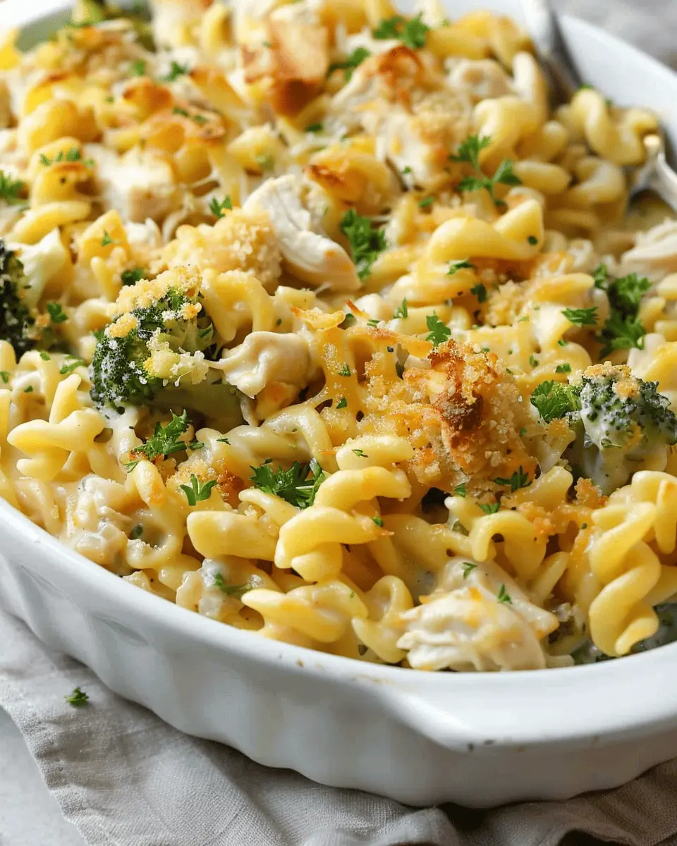 Chicken Noodle Casserole: Easy Comfort Food with Turkey Bacon
