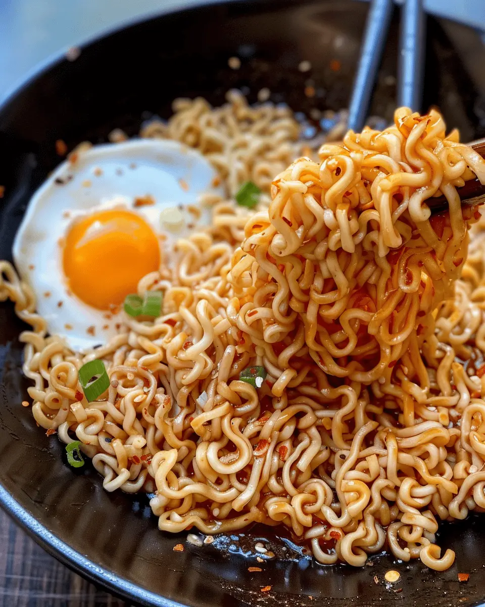 Sweet & Spicy Ramen Noodles