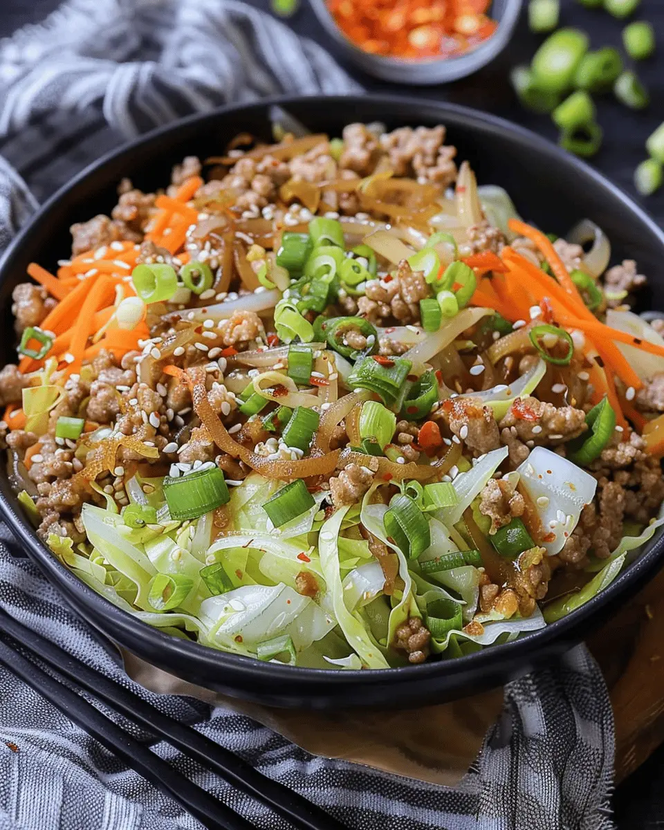Egg Roll in a Bowl Recipe: Easy Turkey Bacon Delight at Home