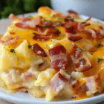 Ham & Bacon Cheesy Potatoes