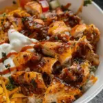 Macro Friendly BBQ Ranch Chicken Bowl With 42g of Protein