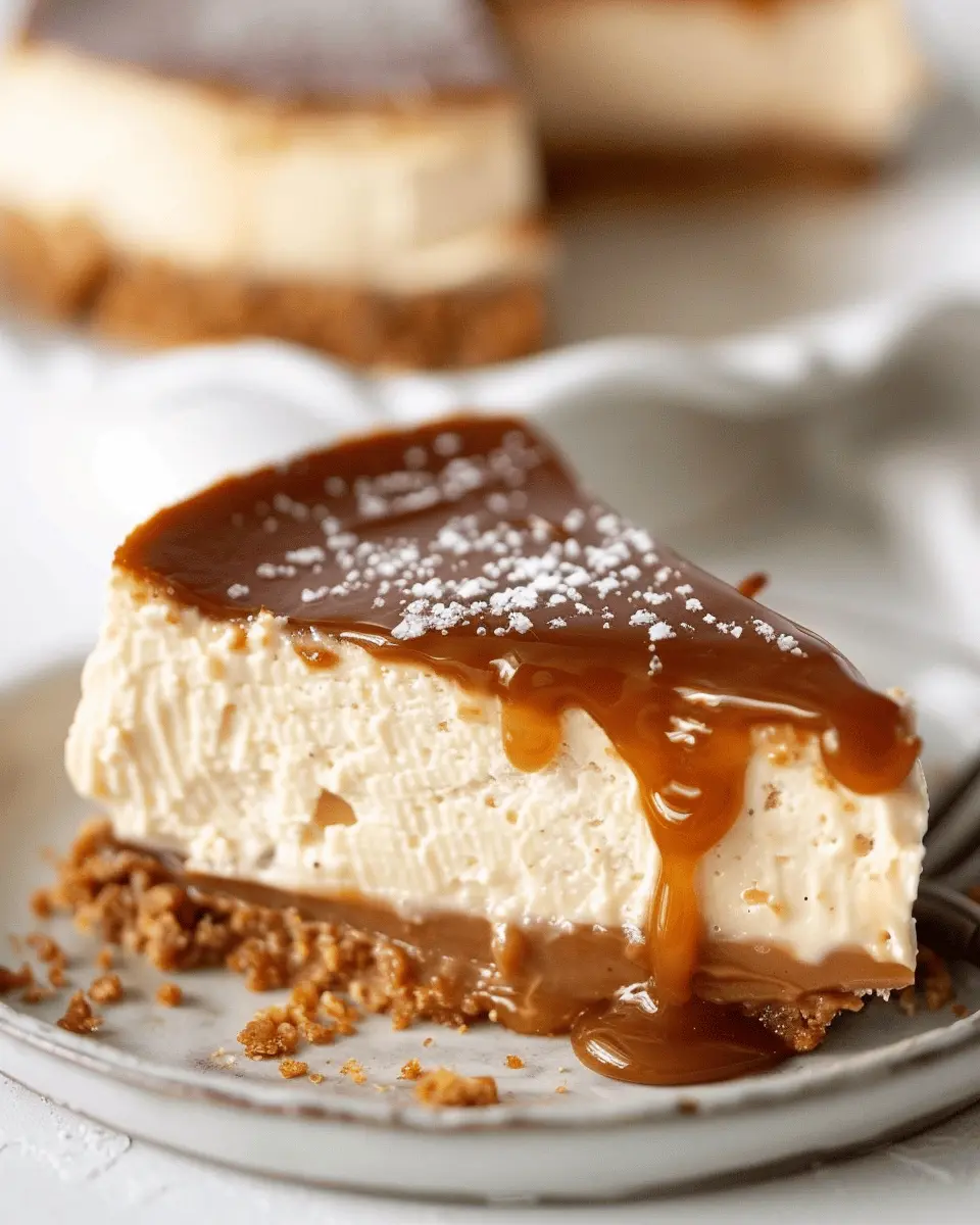 No Bake Salted Caramel Cheesecake Recipe: Indulge in Homemade Bliss